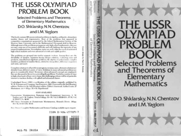 USSR Olympiad Problem Book - Math League - Math League