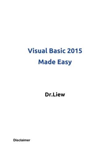 Visual Basic 2015 Made Easy