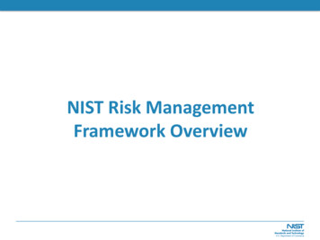 NIST Risk Management Framework Overview
