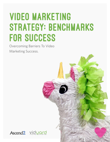 Video Marketing Strategy: Benchmarks For Success - Ascend2