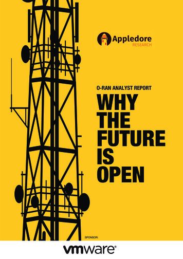 Appledore Research - Why The Future Is Open - VMware