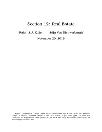 Section 12: Real Estate - Ralph S.J. Koijen