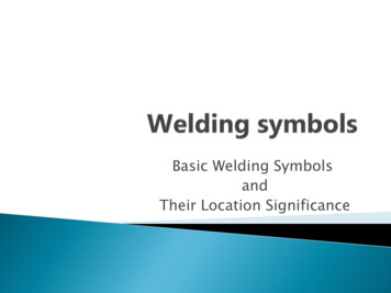 Basic Welding Symbols And Their Location Significance - 