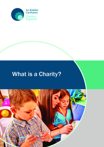 What Is A Charity? - Charities Regulator