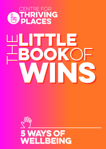 The Book Little Book Littleof WINS - Centre For Thriving .