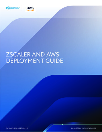 Zscaler And Aws Deployment Guide