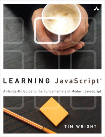 Learning JavaScript: A Hands-On Guide To The Fundamentals .
