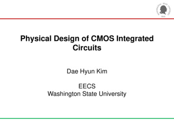 Physical Design Of CMOS Integrated Circuits