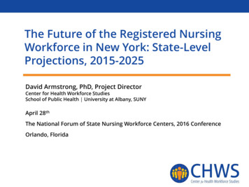The Future Of The Registerd Nursing Workforce In New York: State-Level .