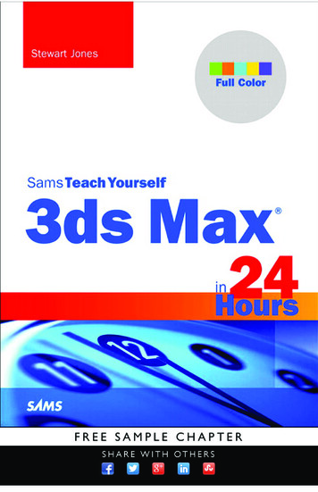 3ds Max In 24 Hours, Sams Teach Yourself - Pearsoncmg 
