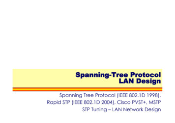 Spanning-Tree Protocol LAN Design
