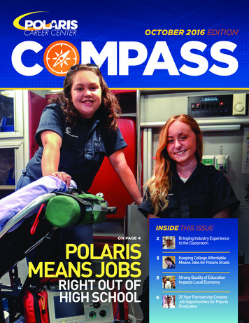 ON PAGE 4 POLARIS MEANS JOBS Means Jobs For Polaris Grads RIGHT OUT OF .