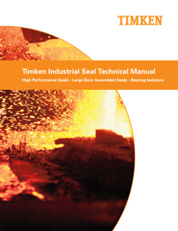 Timken Industrial Seal Technical Manual