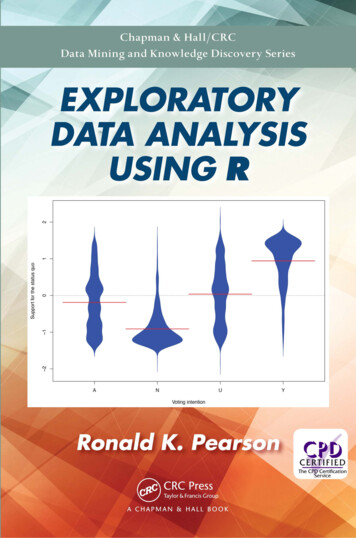 EXPLORATORY DATA ANALYSIS USING R - University 