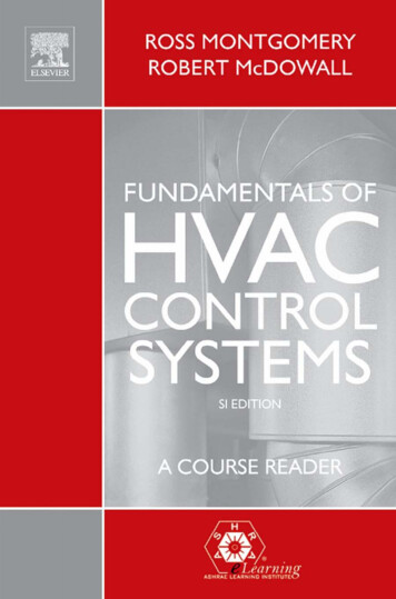 Fundamentals Of HVAC Control Systems - Jntukucen.ac.in