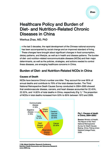Healthcare Policy And Burden Of Diet- And Nutrition .