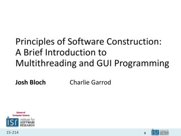 12-Multithreading And GUI Programming