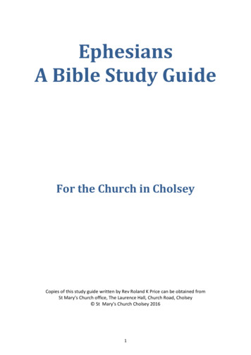 Ephesians A Bible Study Guide