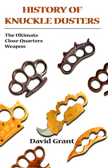 History Of Knuckle Dusters: The Ultimate Close-Quarters 
