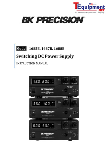 Switching DC Power Supply