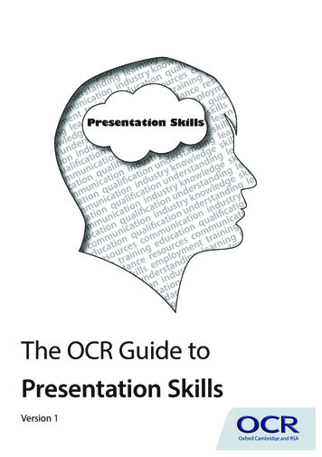 The OCR Guide To