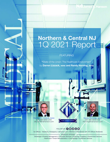 Northern & Central NJ 1Q 2021 Report - NAI Global