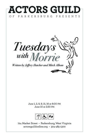 Tuesdays WithMorrie