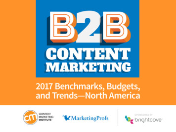 2017 Benchmarks, Budgets, And Trends—North America