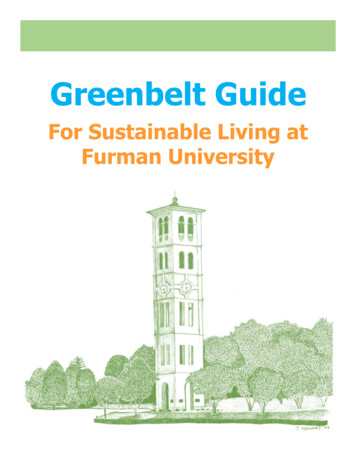 For Sustainable Living At Furman University