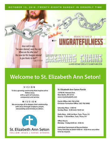 Welcome To St. Elizabeth Ann Seton!