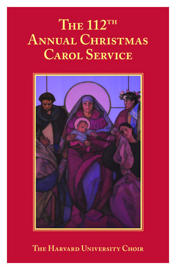 The 112th Annual Christmas Carol Service