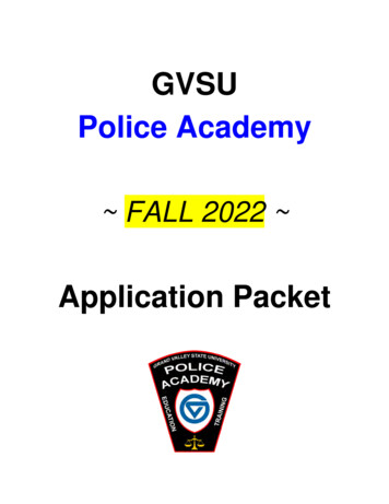 GVSU Police Academy
