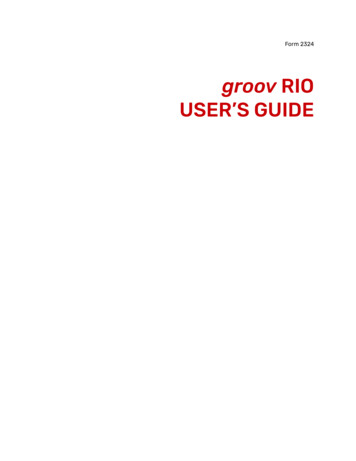 Groov RIO User’s Guide - Opto 22