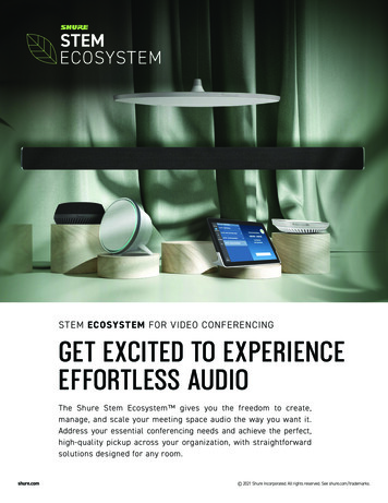 ECOSYSTEM GET EXCITED TO EXPERIENCE EFFORTLESS AUDIO