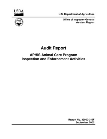 Audit Report - USDA