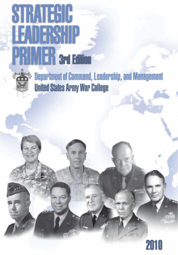 Strategic Leadership Primer: 3rd Edition