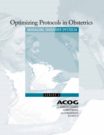 Optimizing Protocols In Obstetrics - Hetty Astri