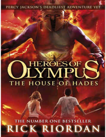 The House Of Hades - All About Myths