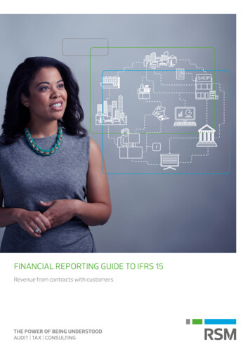 FINANCIAL REPORTING GUIDE TO IFRS 15 - RSM UK
