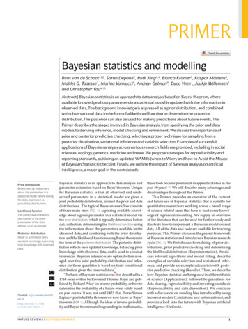 Bayesian Statistics And Modelling
