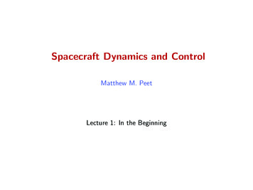 Spacecraft Dynamics And Control