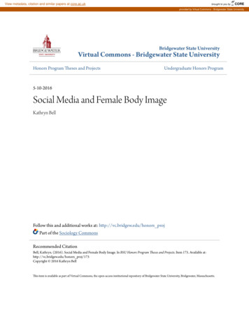 Social Media And Female Body Image - CORE