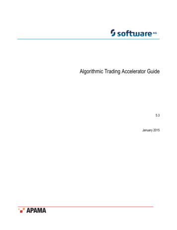 Algorithmic Trading Accelerator Guide
