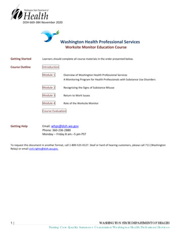 Washington Health Professional Services