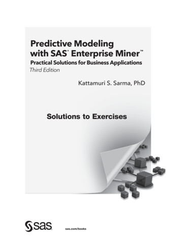 Predictive Modeling With SAS Enterprise Miner