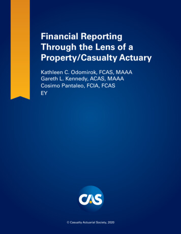 Financial Reporting Through The Lens Of A Property .