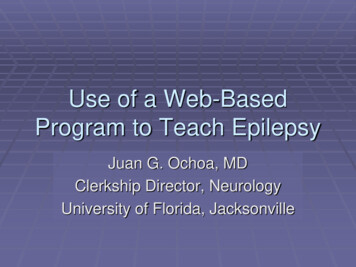 Use Of A Web-Based Program To Teach Epilepsy