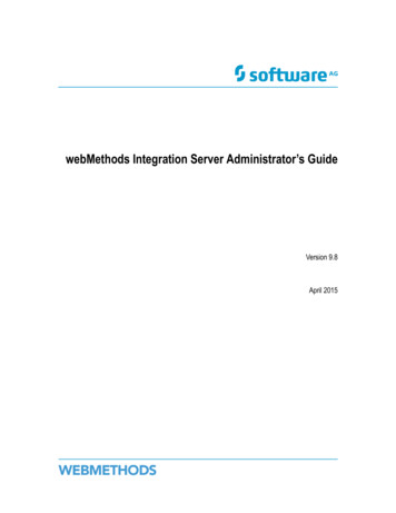 WebMethods Integration Server Administrator's Guide