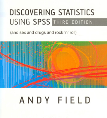 DISCOVERING STATISTICS USING SPSS THIRD EDITION - Lnb.lt