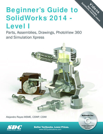 Beginner’s Guide To SolidWorks 2014 - Level I